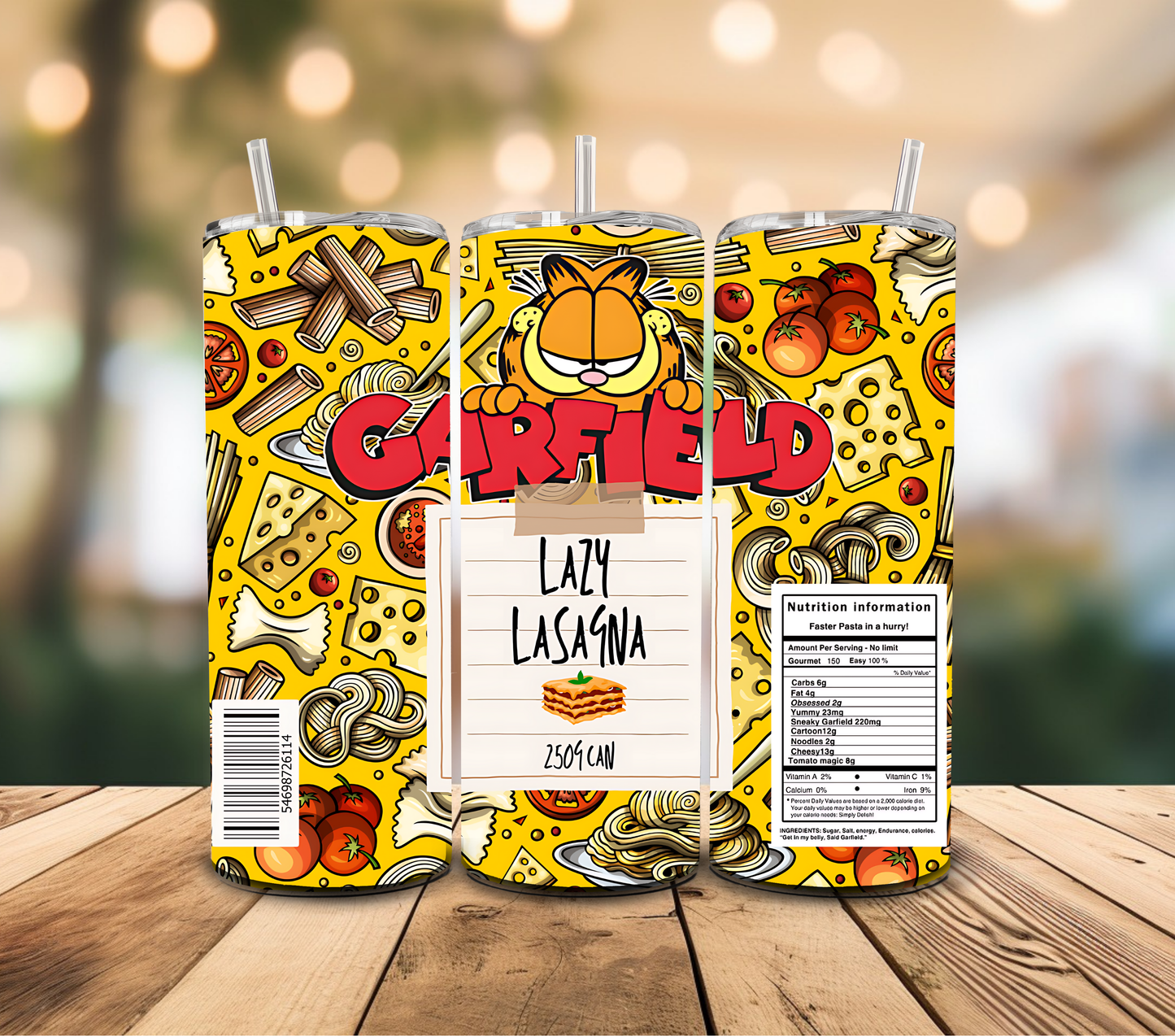 Lazy Lasagna - 20 oz sublimation DIGITAL DOWNLOAD