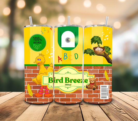 Bird Breeze - Spray can 20 oz sublimation DIGITAL DOWNLOAD